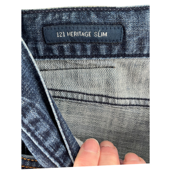 STETSON WOMEN MEDIUM WASH BOOT CUT JEAN SZ 8L - Picture 2 of 5